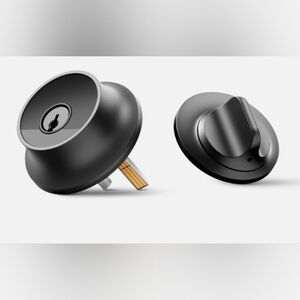 Matte Black Home Security Deadbolt